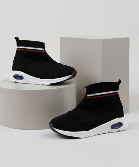 Tenis-Meia-Infantil-Molekinha-Cano-Alto-Knit-Preto-9949121-Preto_1