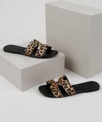 Rasteirinha-Feminina-Oneself-Estampada-Animal-Print-Onca-Preta-9948213-Preto_1
