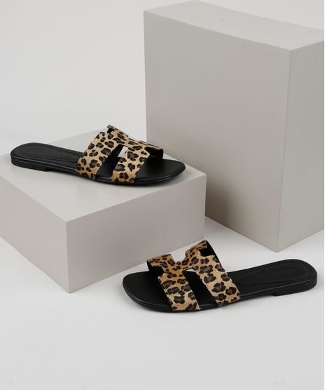 Rasteirinha-Feminina-Oneself-Estampada-Animal-Print-Onca-Preta-9948213-Preto_1