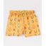 Bermuda-de-Surf-Infantil-Reta-Estampada-Bichos-com-Cordao-Amarela-9945772-Amarelo_1