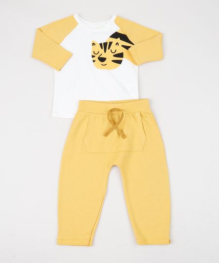 Conjunto-Infantil-Tigre-de-Camiseta-Manga-Longa-Off-White---Calca-de-Moletom-Mostarda-9945881-Mostarda_1 Conjunto-Infantil-Tigre-de-Camiseta-Manga-Longa-Off-White---Calca-de-Moletom-Mostarda-9945881-Mostarda_1