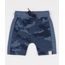 Short-de-Moletom-Infantil-Estampado-Camuflado-com-Recortes-Azul-Medio-9886492-Azul_Medio_1