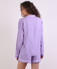 Camisa-de-Pijama-Feminina-Estampada-de-Poa-Manga-Longa-Lilas-9954382-Lilas_2