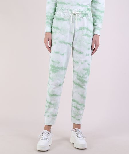 Calca-de-Moletom-Feminina-Jogger-Cintura-Alta-Estampada-Tie-Dye-Verde-9953297-Verde_1 Calca-de-Moletom-Feminina-Jogger-Cintura-Alta-Estampada-Tie-Dye-Verde-9953297-Verde_1