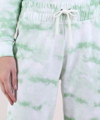 Calca-de-Moletom-Feminina-Jogger-Cintura-Alta-Estampada-Tie-Dye-Verde-9953297-Verde_4