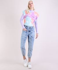Regata-Muscle-Tee-Feminina-Estampada-Tie-Dye-com-Ombreira-Decote-Redondo-Multicor-9953454-Multicor_3