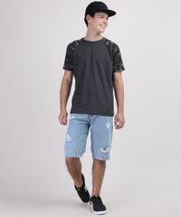 Camiseta-Juvenil-Raglan-com-Estampa-Camuflada-Manga-Curta-Cinza-Mescla-Escuro-Camiseta-Juvenil-Raglan-com-Estampa-Camuflada-Manga-Curta-Cinza-Mescla-Escuro_3