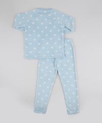 Pijama-de-Fleece-Infantil-Frozen-Estampado-Manga-Longa-Azul-Claro-9769041-Azul_Claro_2