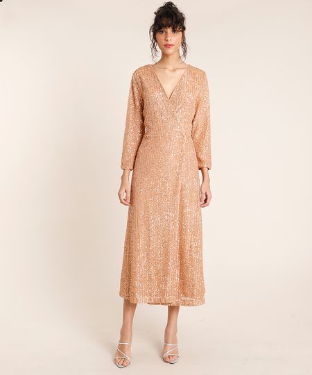 Vestido-Feminino-Mindset-Midi-Envelope-em-Tule-com-Paetes-Manga-7-8-Cobre-Vestido-Feminino-Mindset-Midi-Envelope-em-Tule-com-Paetes-Manga-7-8-Cobre_1