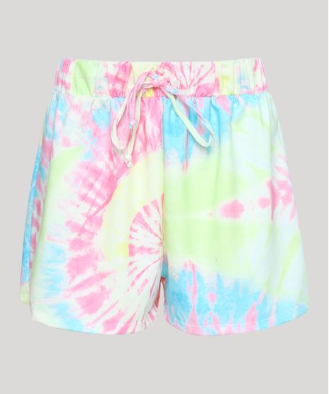 Short-de-Moletom-Feminino-Estampado-Tie-Dye-Multicor-9953586-Multicor_1