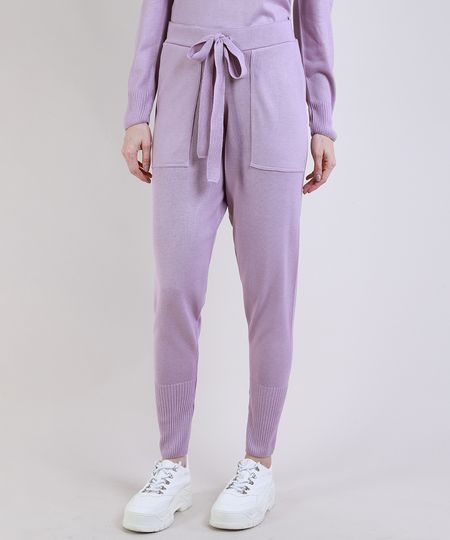 Calca-de-Trico-Feminina-Mindset-Carrot-Cintura-Alta-com-Bolsos-Lilas-9949573-Lilas_1 Calca-de-Trico-Feminina-Mindset-Carrot-Cintura-Alta-com-Bolsos-Lilas-9949573-Lilas_1
