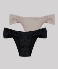 Kit-de-2-Calcinhas-Biquini-Microfibra-com-Franzido-Multicor-Kit-de-2-Calcinhas-Biquini-Microfibra-com-Franzido-Multicor_1