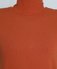Blusa-Feminina-Canelada-Manga-Curta-Gola-Alta-Cobre-Blusa-Feminina-Canelada-Manga-Curta-Gola-Alta-Cobre_2