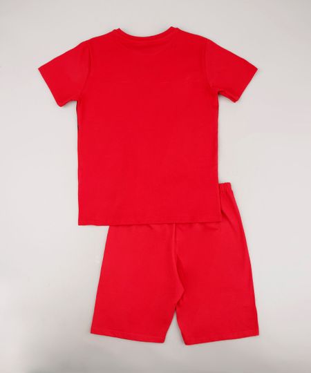 Pijama-Infantil-Homem-de-Ferro-Manga-Curta-Vermelho-Pijama-Infantil-Homem-de-Ferro-Manga-Curta-Vermelho_1