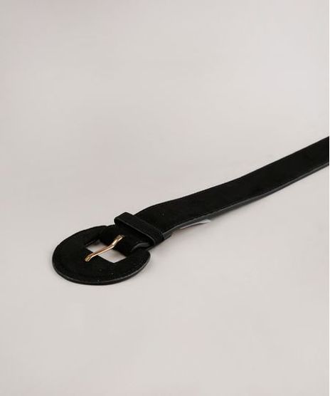 Cinto-Feminino-em-Suede-com-Fivela-Encapada-Preto-Cinto-Feminino-em-Suede-com-Fivela-Encapada-Preto_1