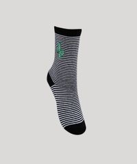 Meia-Feminina-Cano-Alto-Listrado-com-Bordado-de-Cactos-Preta-9954801-Preto_1