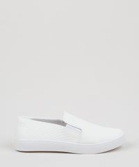 Tenis-Slip-On-Feminino-Via-Uno-Texturizado-Branco-9954086-Branco_2