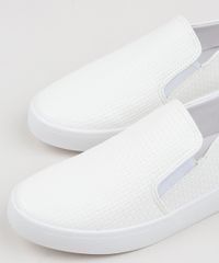 Tenis-Slip-On-Feminino-Via-Uno-Texturizado-Branco-9954086-Branco_3
