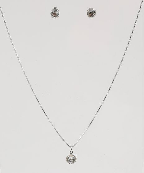 Kit-de-Brinco---Colar-Feminino-Folheados-com-Pedra-Zirconia-Prateado-9943780-Prateado_1