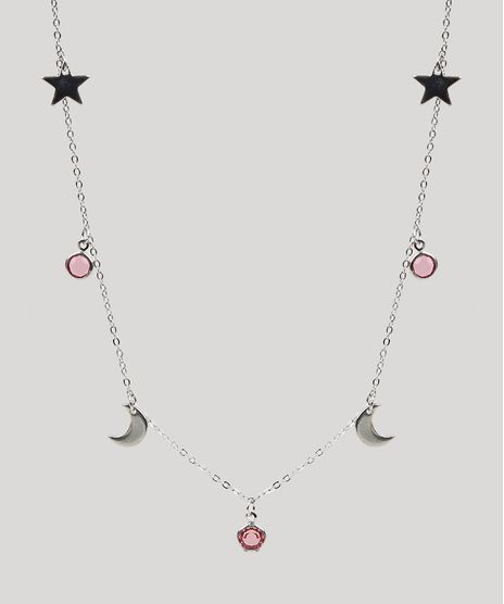 Colar-Feminino-com-Pingentes-de-Lua-Prateado-9943781-Prateado_1