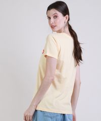 T-Shirt-Feminina-Mindset--Girls-Can-Do-Anything--Manga-Curta-Decote-Redondo-Amarela-Claro-T-Shirt-Feminina-Mindset--Girls-Can-Do-Anything--Manga-Curta-Decote-Redondo-Amarela-Claro_2