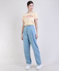 T-Shirt-Feminina-Mindset--Girls-Can-Do-Anything--Manga-Curta-Decote-Redondo-Amarela-Claro-T-Shirt-Feminina-Mindset--Girls-Can-Do-Anything--Manga-Curta-Decote-Redondo-Amarela-Claro_3