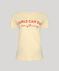 T-Shirt-Feminina-Mindset--Girls-Can-Do-Anything--Manga-Curta-Decote-Redondo-Amarela-Claro-T-Shirt-Feminina-Mindset--Girls-Can-Do-Anything--Manga-Curta-Decote-Redondo-Amarela-Claro_5
