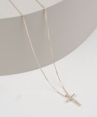 Colar-Feminino-Folheados-com-Pingente-de-Cruz-com-Strass-Dourado-Colar-Feminino-Folheados-com-Pingente-de-Cruz-com-Strass-Dourado_2