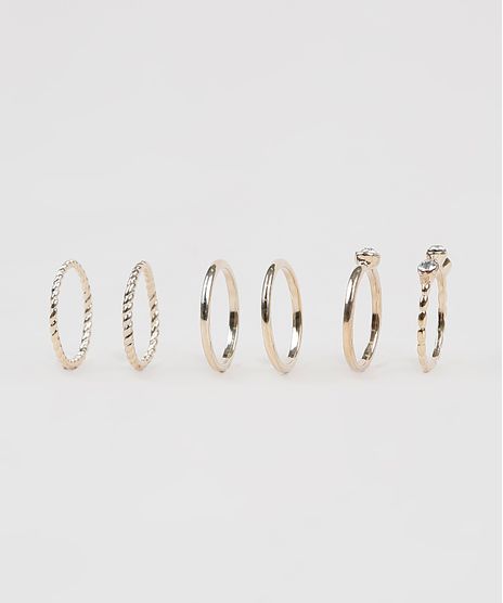 Kit-de-6-Aneis-Femininos-Folheados--Dourado-Kit-de-6-Aneis-Femininos-Folheados--Dourado_1