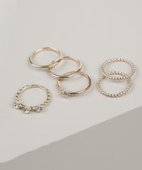 Kit-de-6-Aneis-Femininos-Folheados--Dourado-Kit-de-6-Aneis-Femininos-Folheados--Dourado_2