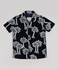 Camiseta-Infantil-Estampada-de-Coqueiros-Manga-Curta-Preta-Camiseta-Infantil-Estampada-de-Coqueiros-Manga-Curta-Preta_1