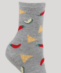 Meia-Feminina-Cano-Alto-Estampada-de-Nachos-e-Pimenta-Cinza-Mescla-9954828-Cinza_Mescla_4
