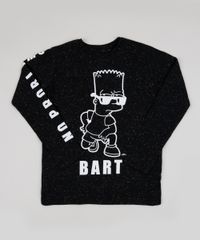 Camiseta-Juvenil-Bart-Os-Simpsons-Manga-Longa-Preta-9943395-Preto_1