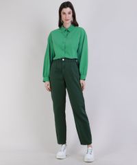 Calca-de-Sarja-Feminina-Mindset-Slouchy-Cintura-Super-Alta-Verde-Escuro-9955014-Verde_Escuro_3