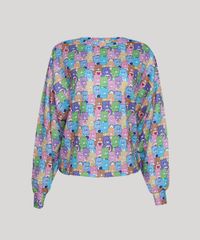 Blusao-de-Moletom-Feminino-Ursinhos-Carinhosos-Estampado-Manga-Bufante-Decote-Redondo-Multicor-9955595-Multicor_1