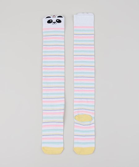 Meia-Infantil-5-8-Listrada-Panda-Branca-9954038-Branco_1