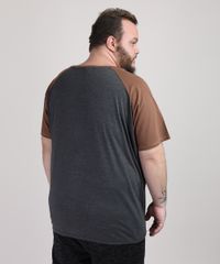 Camiseta-Masculina-Plus-Size-Basica-Raglan-Manga-Curta-Gola-Careca-Cinza-Mescla-Escuro-9951398-Cinza_Mescla_Escuro_2