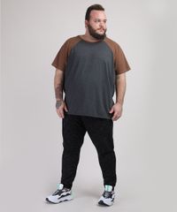 Camiseta-Masculina-Plus-Size-Basica-Raglan-Manga-Curta-Gola-Careca-Cinza-Mescla-Escuro-9951398-Cinza_Mescla_Escuro_3