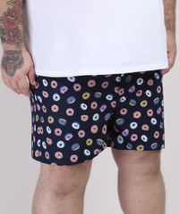 Samba-Cancao-Masculina-Plus-Size-Estampada-de-Donuts-Azul-Marinho-9951241-Azul_Marinho_1