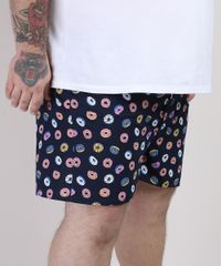 Samba-Cancao-Masculina-Plus-Size-Estampada-de-Donuts-Azul-Marinho-9951241-Azul_Marinho_3