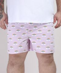 Samba-Cancao-Masculina-Plus-Size-Estampada-de-Arco-Iris-Rosa-Claro-9951238-Rosa_Claro_1