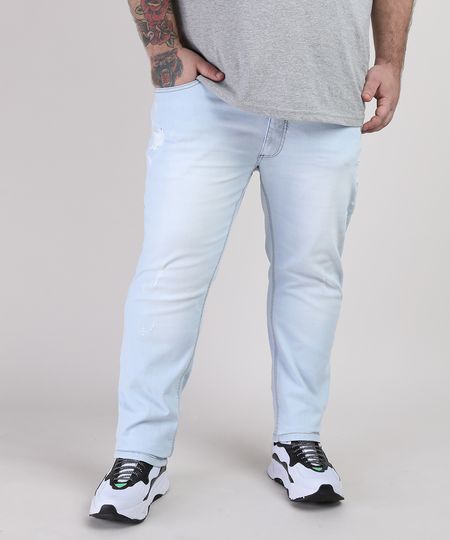 Calca-Jeans-Masculina-Plus-Size-Slim--Azul-Claro-9951376-Azul_Claro_1 Calca-Jeans-Masculina-Plus-Size-Slim--Azul-Claro-9951376-Azul_Claro_1