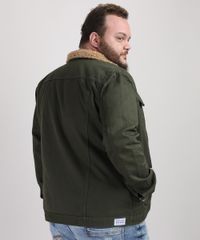 Jaqueta-de-Sarja-Masculina-Plus-Size-com-Bolso-e-Recorte-Gola-com-Pelo-Verde-Militar-9951372-Verde_Militar_2 Jaqueta-de-Sarja-Masculina-Plus-Size-com-Bolso-e-Recorte-Gola-com-Pelo-Verde-Militar-9951372-Verde_Militar_2