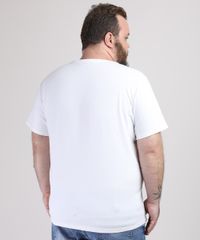 Camiseta-Masculina-Plus-Size-Estampada-Listrada-com-Bolso-Manga-Curta-Gola-Careca-Off-White-9952471-Off_White_2