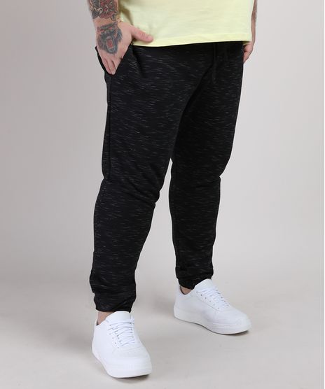 Calca-de-Moletom-Masculina-Plus-Size-Basica-Jogger--Preta-9951400-Preto_1