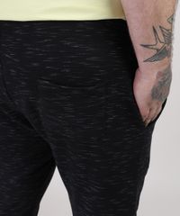 Calca-de-Moletom-Masculina-Plus-Size-Basica-Jogger--Preta-9951400-Preto_4