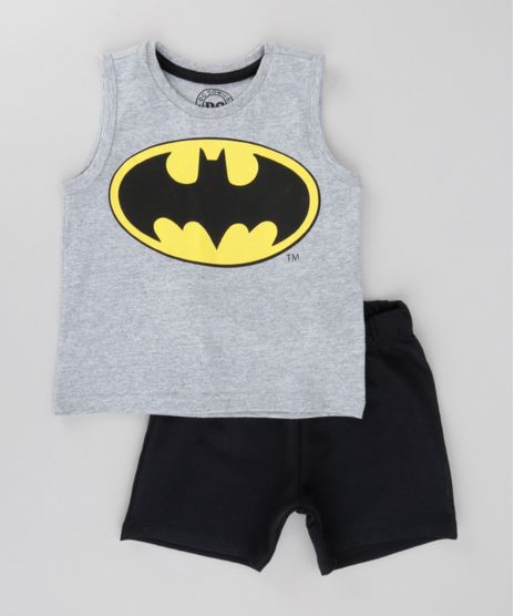 Conjunto-de-Regata-Cinza-Mescla---Bermuda-Batman-Preta-8568582-Preto_1