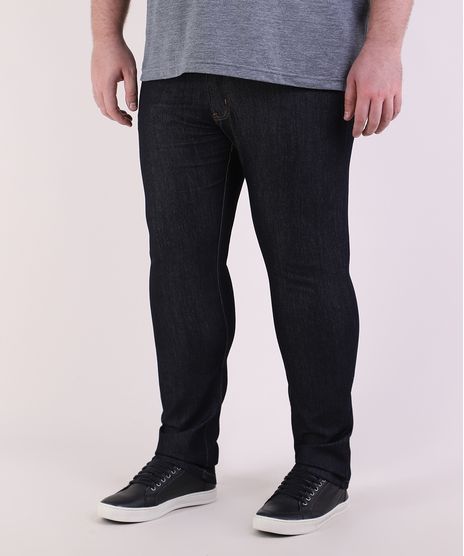 Calca-Jeans-Masculina-Plus-Size-Slim-Azul-Escuro-9951378-Azul_Escuro_1