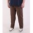Calca-de-Sarja-Masculina-Plus-Size-Reta-Marrom-9951381-Marrom_1
