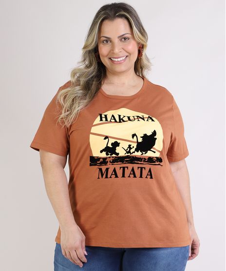 Blusa-Feminina-O-Rei-Leao-Manga-Curta-Decote-Redondo-Caramelo-9951456-Caramelo_1